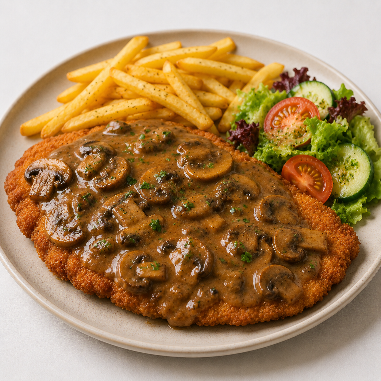 Schnitzel "Jäger Art"